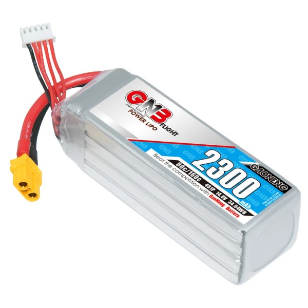 Hot Sales GNB GAONENG 4S 2300MAH 14.8V 80C LiPo Battery FPV Drone Quadcopter Racing RC Air Wing Upgraded From 2200mah